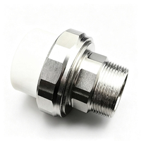 Raccord PPR haute pression, connecteur de tuyau PPR, raccord en plastique PPR pour plomberie d'eau chaude et froide