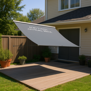 Tenda da Sole Retrattile in Acciaio Antracite 249,9 x 150 cm in Poliestere, Montaggio a Parete, Stile Moderno per Esterni - Product Image 2