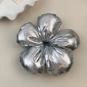 ビッグフラワーヘッドバンドミートボールガールズタイヘアラバーバンドヘッドバンド多目的ヘッドループ - Product Image 4