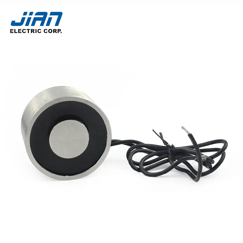 JSP-6037 supporto di aspirazione 100.00kgs (1000N) mini magnete elettro magnete elettrico 24V dc elettromagnete