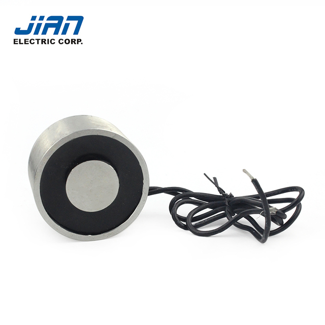JSP-6037 Suction Holder 100.00kgs (1000N) Mini Electric Magnet Electro Magnet 24V Dc Electromagnet