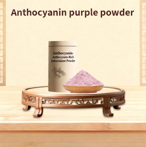 Poudre violette d'anthocyanine à base de plantes chinoises naturelles 300g, mélange antioxydant complet, extrait de beauté frais pour adultes, goût sucré, clair - Product Image 1