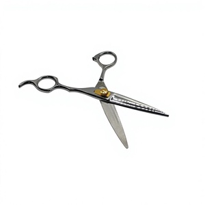 Ciseaux de barbier professionnels en acier inoxydable pour la coupe de cheveux en salon - Product Image 6