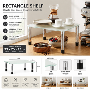 Estante Elevado Moderno para Cocina, Cafetera o Comedor, Ideal como Exhibidor de Cocina - Product Image 6