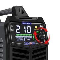 Soudeuse à arc en métal anti-adhésive ZOJAN IGBT 4,8KW/9KW 20-140A 110/220V IP21S Nouvelle soudeuse domestique à cycle de service de 60% Garantie 1 an
