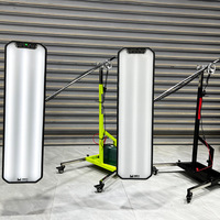 Lampe d'inspection professionnelle PDR pour réparation de bosses de voiture, lumière LED réglable, rotative à 360 degrés, en acier inoxydable