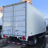 Nouvelle Chine Sinotruck Howo Mini Van Transport d'occasion 4x2 Van Box Cargo Howo 4x2 Van Cargo Truck