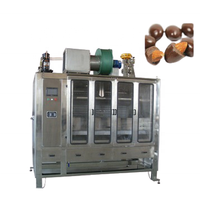 YUCHO Nouvelle Machine Commerciale Automatique Compacte pour le Revêtement et le Polissage de Chocolats et de Lentilles en Chocolat