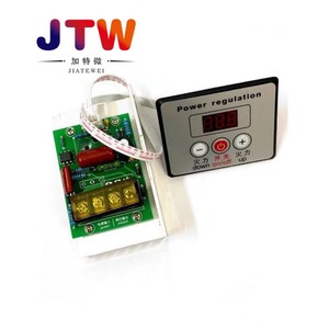 Jtw ตัวควบคุมพลังงาน6000W 220V 380V AC เฟสเดียวจอแสดงผล LED ตัวควบคุมแรงดันไฟฟ้าสำหรับการให้ความร้อนในเตาอบ - Product Image 1
