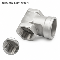 Raccord de tuyauterie fileté en acier inoxydable sur mesure, usinage CNC, moulage par investissement, OEM