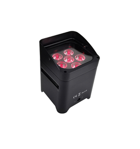 4pcsソフトケースワイヤレスDMXWifiリモートバッテリーLEDアップライト6x 18w RGBWAUV 6in1 LEDDjフリーダムパーステージ結婚式の装飾用 - Product Image 2