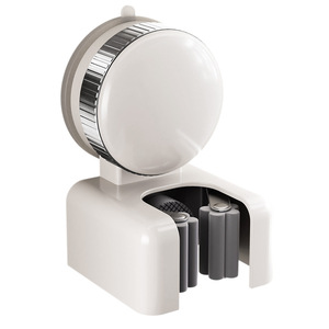 <b>Wall</b> Mounted <b>Mop</b> Holder Suction Cup Punch Free Storage Rack For Bathroom Shower Door Organizer With Polished Finish - Product Image 5