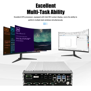 PC embarqué sans ventilateur SPC-5600C, <span class=keywords><strong>chipset</strong></span> H110, 4 ports LAN Intel Gigabit, -15~60 ℃   Gamme de températures étendue pour l'automatisation et la vision industrielle - Product Image 6