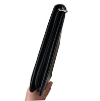 Porte-documents en cuir A4 pour ordinateur portable, classeur de conférence d'entreprise, organiseur de dossiers, sac à documents avec logo personnalisé en relief
