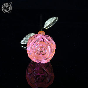 Cristal de vidro rosa cristal artesanato presentes MH-H0135 - Product Image 4