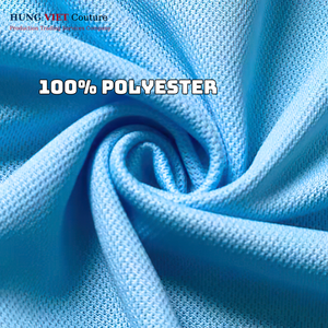 Vente en gros de polos polo uni de haute qualité pour hommes 100% polyester, résistant aux taches, respirant Logo client - Product Image 2