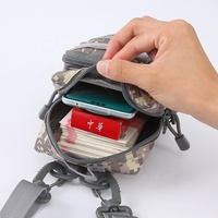 Tactique Mini 3P MOLLE Sac À Dos Extérieur Grande Fermeture Éclair Polyester Pochette Pour Téléphone Portable Multifonctionnel EDC Outil Utilitaire Sac Mochila
