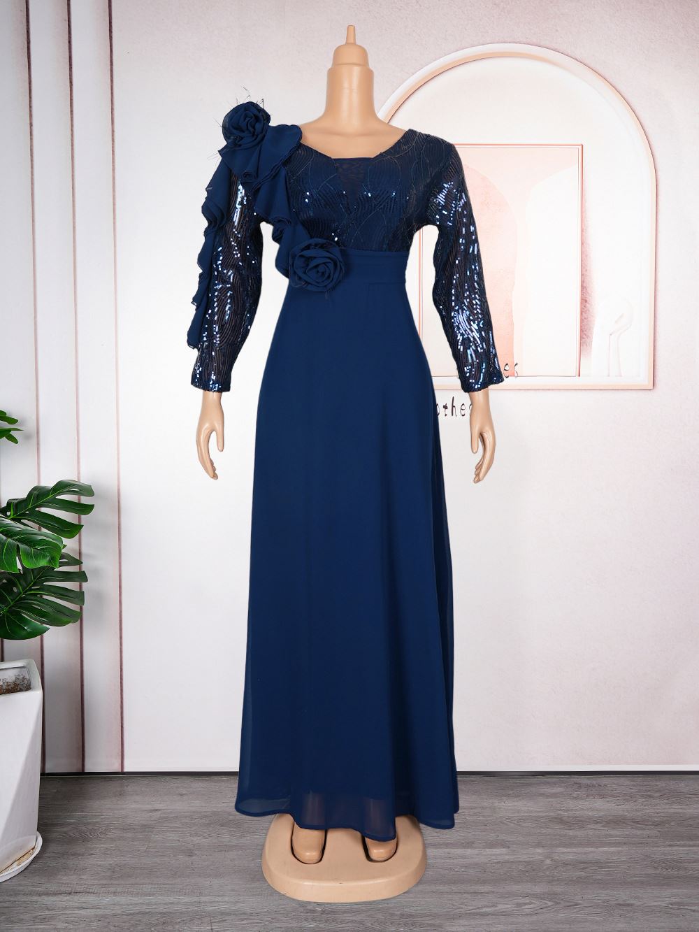 navy blue dashiki dress Blue Dashiki Dress