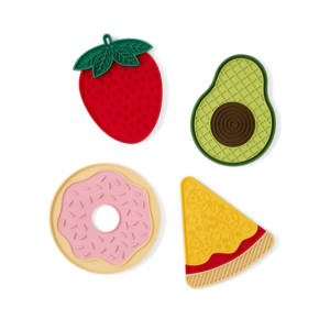 Tapis de nourrissage lent en silicone imperméable et mignon pour chiens, motif de fruits arrondis - Product Image 1