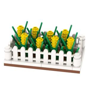 Blocs de construction en plastique en gros, série Ferme et Jungle, modèles de champs de maïs et de plantes, jouets promotionnels pour les 14 ans et plus - Product Image 4