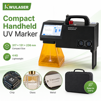 Machine de marquage laser UV portable 5W 355nm pour gravure fine, codage de composants de coques de téléphone portable en verre et plastique