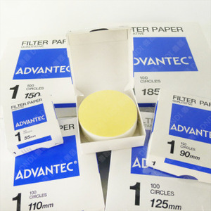 Papier filtre qualitatif Advantec 110 mm N° 1 100 cercles - Product Image 5
