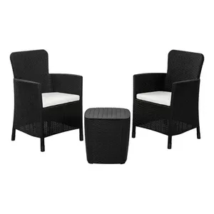 Esterno Sala Para Jardin Tipo Rattan 3 Piezas + Cojines Mq - Product Image 2