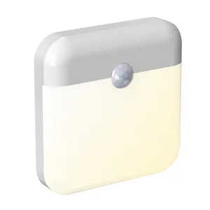 China Wholesaler Led Rechargeable PIR Motion Sensor Magnet Led Night Light For Stairs Cabinet