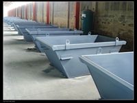 Poubelle de recyclage des déchets extérieurs de haute qualité bacs à sauter durables