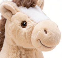 Mascotte en peluche personnalisée OEM/ODM Cheval du Zodiaque 2026, Poney porte-bonheur du Cheval pour le Nouvel An Chinois, Cadeau d'entreprise pour le Nouvel An
