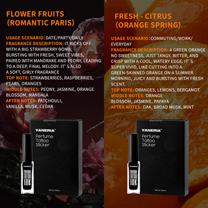 VANERIA Tatuaje Temporal Pegatina Perfume Etiqueta Privada Personalizada Larga Duración Tatuajes Impermeables Pegatinas para Mujeres y Hombres - Product Image 6