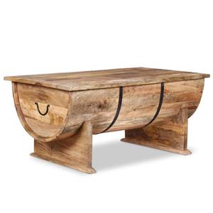 Table basse en bois massif avec rangement Meubles d'extérieur Tables faites à la main en bois de qualité supérieure manguier en prix de gros - Product Image 1