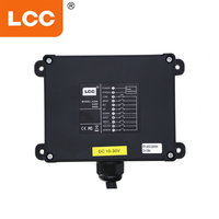 Télécommande radio industrielle sans fil QA200 à 2 touches pour grue, 12V 24V AC DC, émetteur-récepteur pour palan et grue portique
