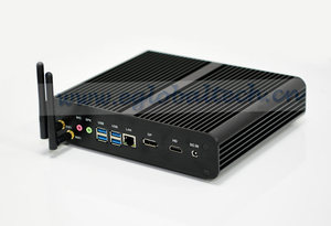 EGLOBAL Intel Core i7 6500U <span class=keywords><strong>2</strong></span> núcleos 4 hilos Win10/Linux compatible con DP HD SD Tarjeta de puerto de pantalla sin ventilador Mini PC computadora de juegos - Product Image 6