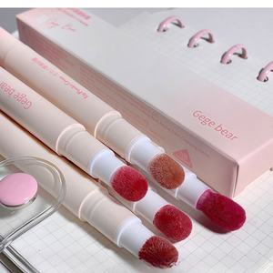 Gege Bear Hot Selling Top Cosméticos Atacado Oem Precise Lips Batom Matte Cosmético Com Cabeça De Esponja Macia - Product Image 1