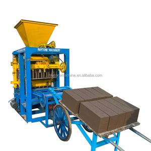 Máy làm khối rỗng trứng di động QT4-24 cho dây chuyền sản xuất gạch bê tông - Product Image 1