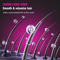 Sèche-cheveux professionnel certifié CE FCC 1800W pour salon et hôtel, souffleur électrique chaud/froid avec diffuseur et ions négatifs 200 millions