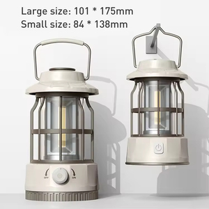 Linterna LED de Camping, para Jardín, Senderismo y Actividades al Aire Libre, Regulable, Construcción de ABS+Hierro, con Batería Seca - Product Image 5