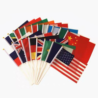 Drapeau à agiter à la main, petit format, bien emballé