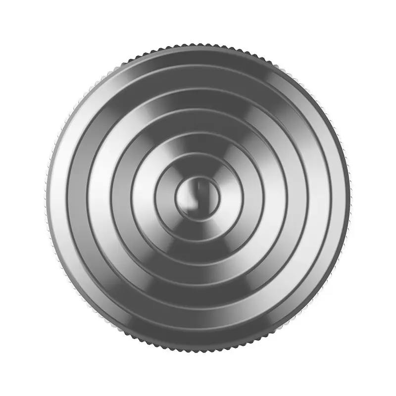 Collana giroscopica con ciondolo in metallo multifunzione portachiavi con rilascio di monete per Stress Fidget Spinner giocattolo