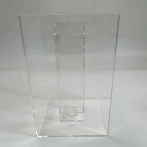 Dispensador <span class=keywords><strong>de</strong></span> Bebidas DIDUO <span class=keywords><strong>de</strong></span> 3 Galones, Ecológico, Acrílico, para Clubes Nocturnos, <span class=keywords><strong>con</strong></span> Base <span class=keywords><strong>de</strong></span> Bambú Elegante, Acabado Metálico Pulido, Compartimento para Hielo - Product Image 5