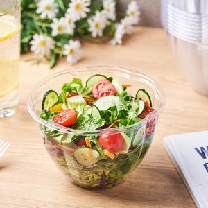 48oz dùng một lần <span class=keywords><strong>salad</strong></span> <span class=keywords><strong>container</strong></span> rõ ràng nhựa kín nắp đậy Takeaway trái cây Quinoa bữa ăn trưa vỉ cho món <span class=keywords><strong>salad</strong></span> - Product Image 4