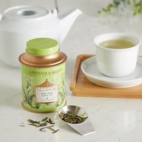 Boîte de conserve ronde de luxe personnalisée en usine avec emballage en métal vide à double couvercle hermétique boîte en fer blanc pour le thé et le café