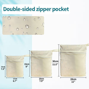 <span class=keywords><strong>Biogreen</strong></span>-bolso impermeable de doble bolsillo con cremallera, bolsa de secado húmedo para pañales de bebé, multifuncional - Product Image 6