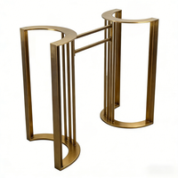Pieds de bureau en acier inoxydable de luxe léger, supports de table, accessoires de bureau, pieds de table d'étude