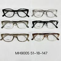 Prêt à expédier : Montures optiques TR90 en gros, assortiment œil-de-chat unisexe, montures complètes durables pour toutes les formes de visage