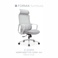 Chaise de bureau ergonomique pivotante de direction, design moderne, avec certification Bifma Greengurad, vente en gros d'usine
