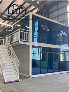 ZN Maison conteneur préfabriquée personnalisée avec façade vitrée respirante, <span class=keywords><strong>bureau</strong></span> en acier de 40 pieds au design moderne et larges fenêtres vitrées pour <span class=keywords><strong>bureau</strong></span> - Product Image 1