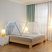Moustiquaires pliables 100 % polyester sans fond pour lits d'enfants, pour un sommeil confortable des enfants
