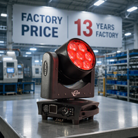 Stock UE (Livraison Gratuite) 7X40W RGB 4IN1 LED Moving Head Light IP20 Éclairage de Scène Professionnel DJ Club Disco Fête Mariage Spectacle